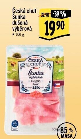 Šunka dušená výběrová Česká chuť
