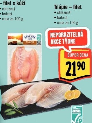 Tilápie nilská filety Albert