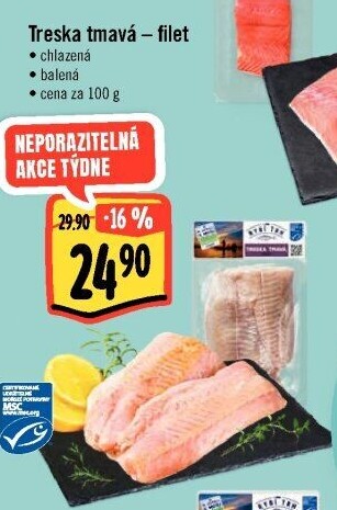 Treska tmavá filety Albert