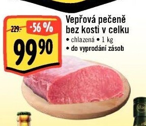 Vepřová pečeně bez kosti