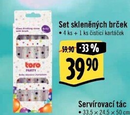 Brčka - slámky skleněná Toro