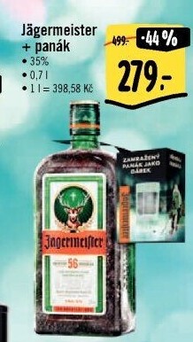 Bylinný likér Jägermeister - dárkové balení