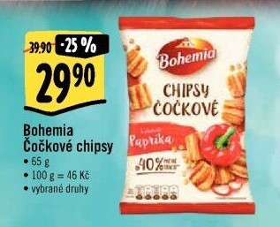Čočkové chipsy Bohemia Chips
