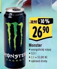 Energetický nápoj Monster Energy