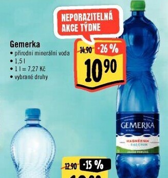 Minerální voda Gemerka
