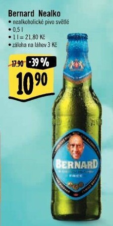 Nealkoholické pivo Bernard