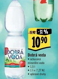 Ochucená voda Dobrá voda
