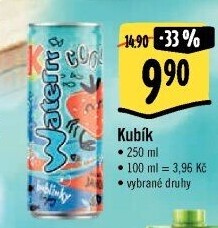 Ochucená voda Waterrr Kubík