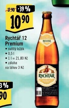 Pivo světlý ležák 12° Premium Rychtář