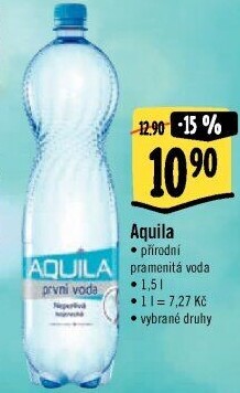 Přírodní voda Aquila