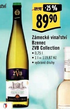 Vína Collection Zámecké vinařství Bzenec