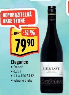 Vína Elegance Joseph Castan