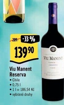 Vína Reserva Viu Manent