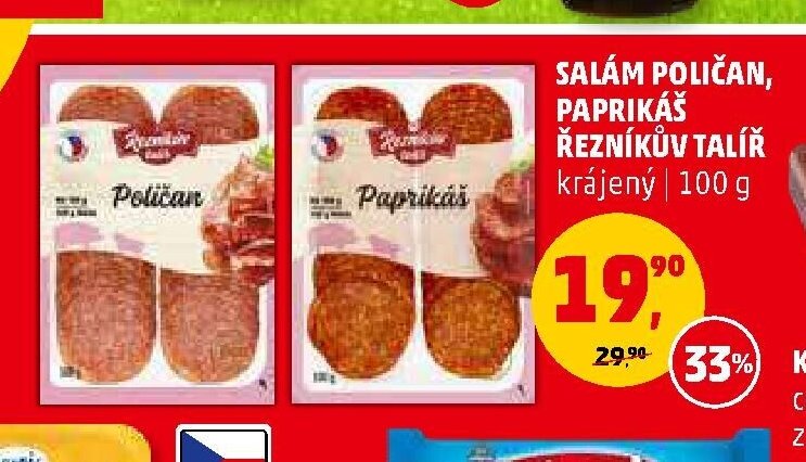 Salám Poličan, Paprikáš Řezníkův talíř