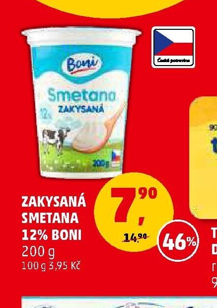 Zakysaná smetana 12% Boni