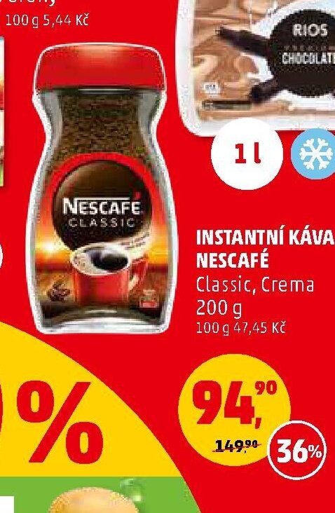 Instantní káva Nescafé
