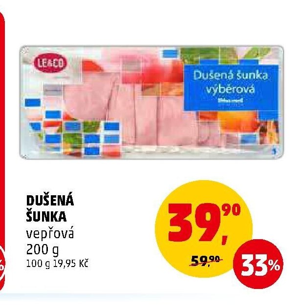 Dušená šunka vepřová LE&CO