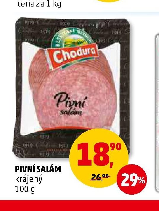 Pivní salám Chodura