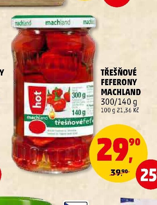 TŘEŠŇOVÉ FEFERONY MACHLAND