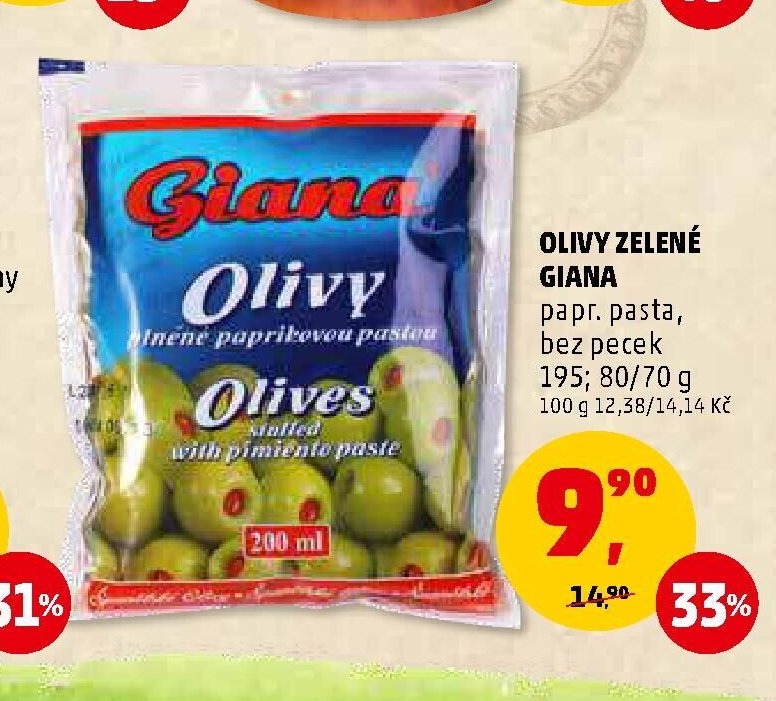 OLIVY ZELENÉ GIANA