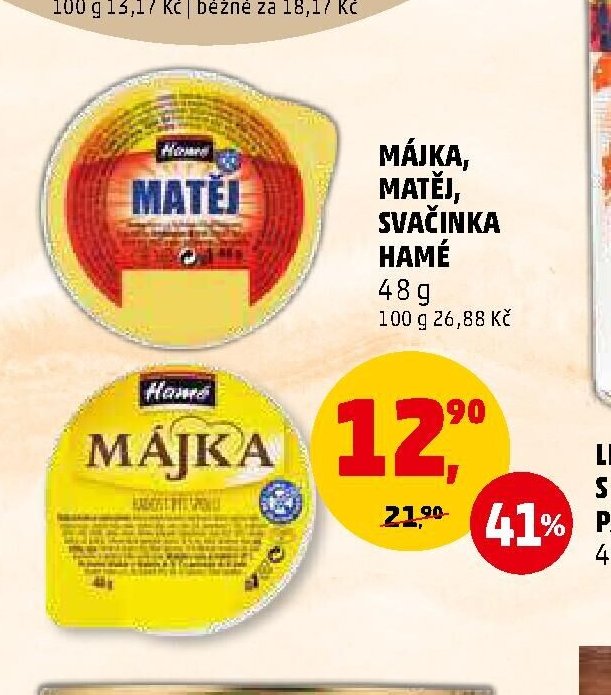 MÁJKA, MATĚJ, SVAČINKA HAMÉ