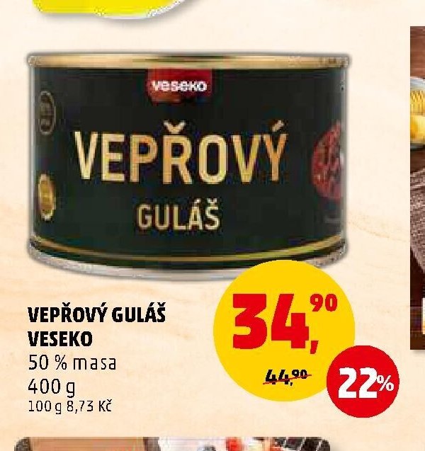 VEPŘOVÝ GULÁŠ VESEKO