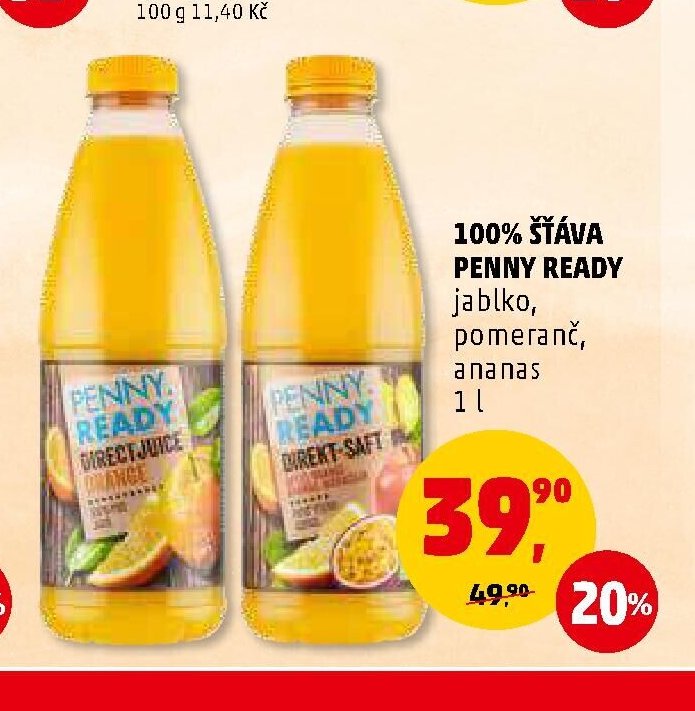 100% ŠŤÁVA PENNY READY