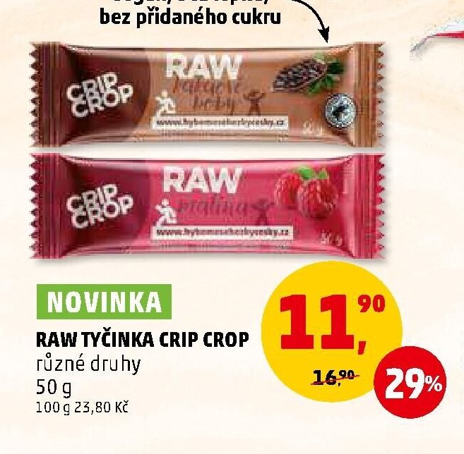 RAW TYČINKA CRIP CROP