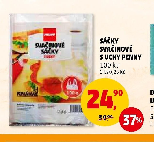 SÁČKY SVAČINOVÉ S UCHY PENNY