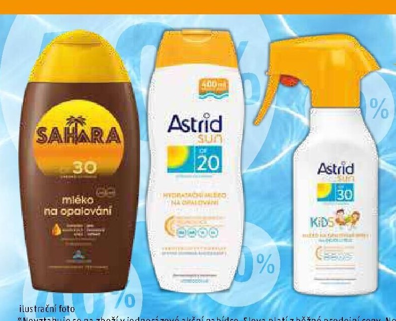 OPALOVACÍ KOSMETIKA TODAY, ASTRID A SAHARA