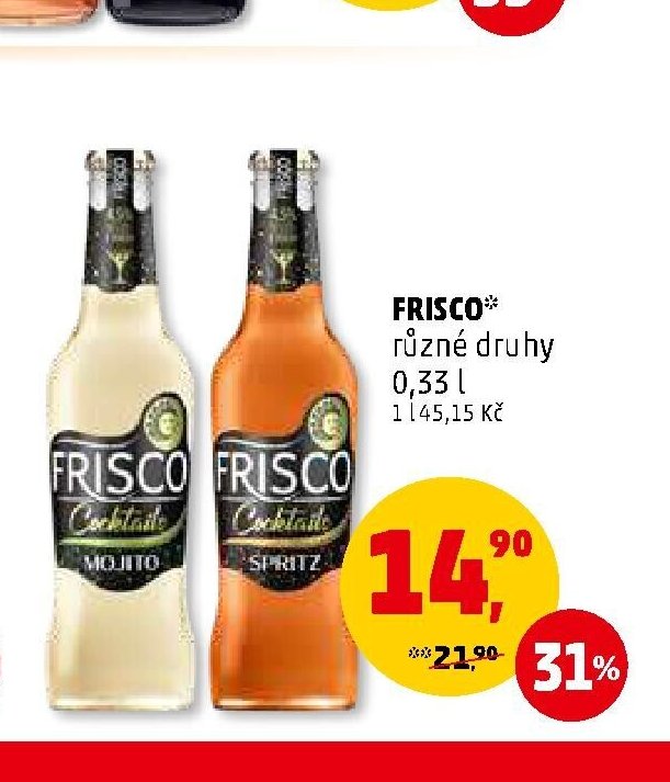 Frisco různé druhy