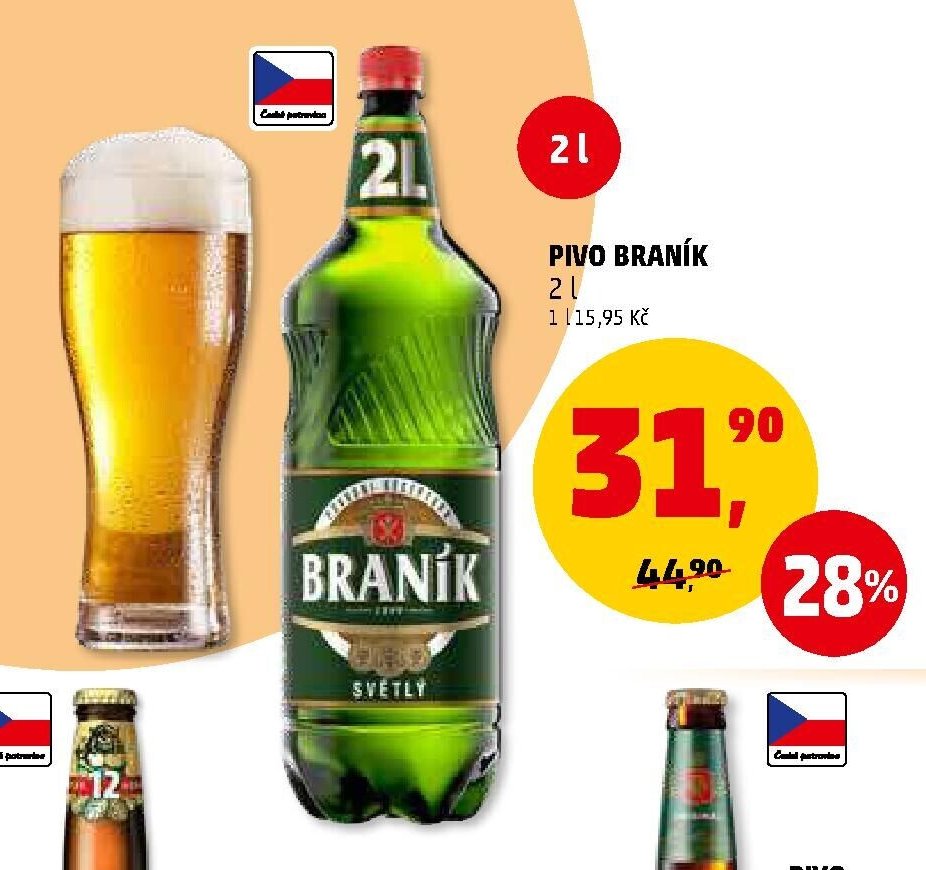 PIVO BRANÍK 2 l
