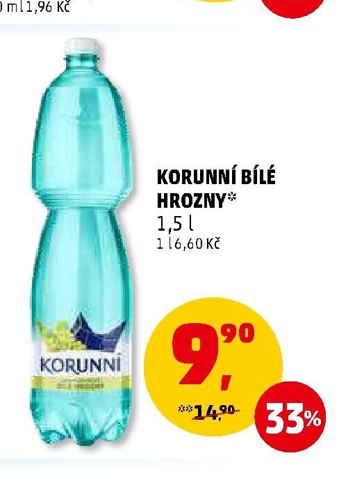 Korunní bílé hrozny*