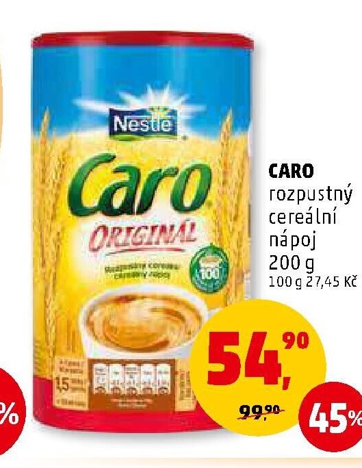 CARO rozpustný cereální nápoj