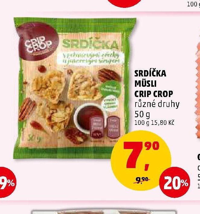 SRDÍČKA MÜSLI CRIP CROP