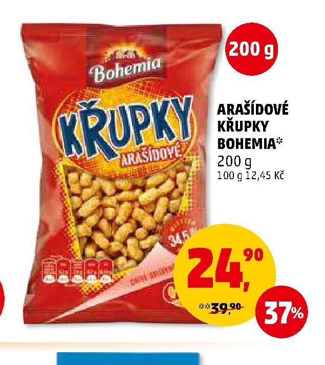 ARAŠÍDOVÉ KŘUPKY BOHEMIA