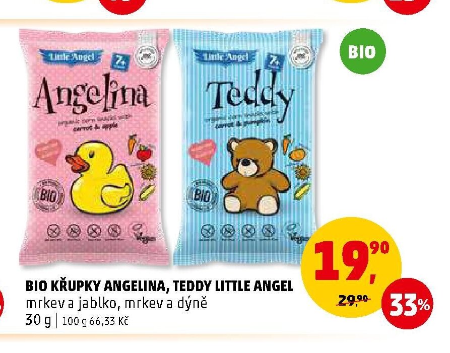BIO KŘUPKY ANGELINA, TEDDY LITTLE ANGEL