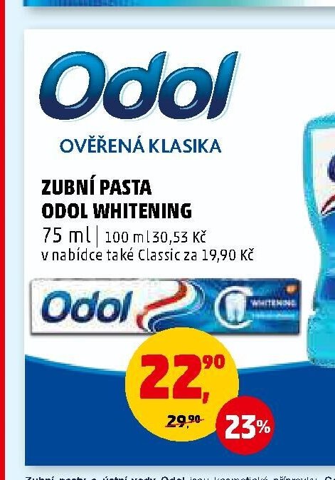 ZUBNÍ PASTA ODOL WHITENING