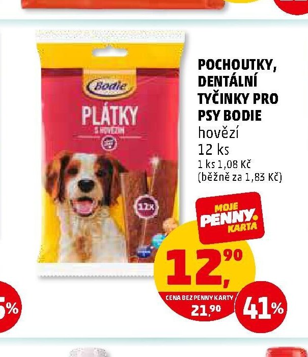 POCHOUTKY, DENTÁLNÍ TYČINKY PRO PSY BODIE