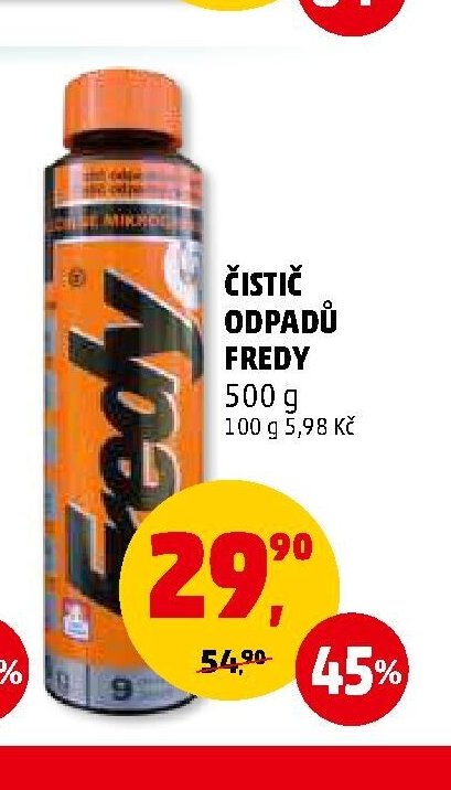 ČISTIČ ODPADŮ FREDY