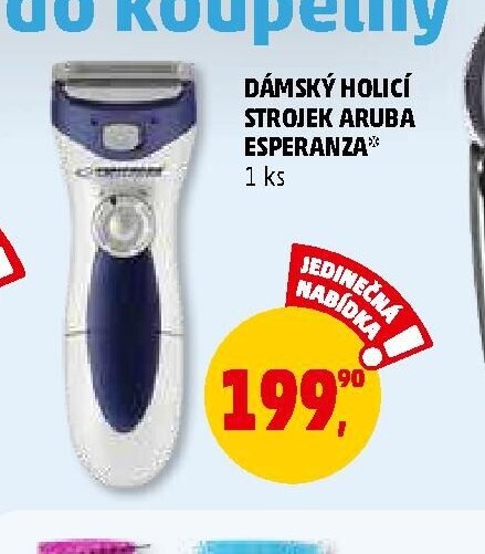 DÁMSKÝ HOLICÍ STROJEK ARUBA ESPERANZA