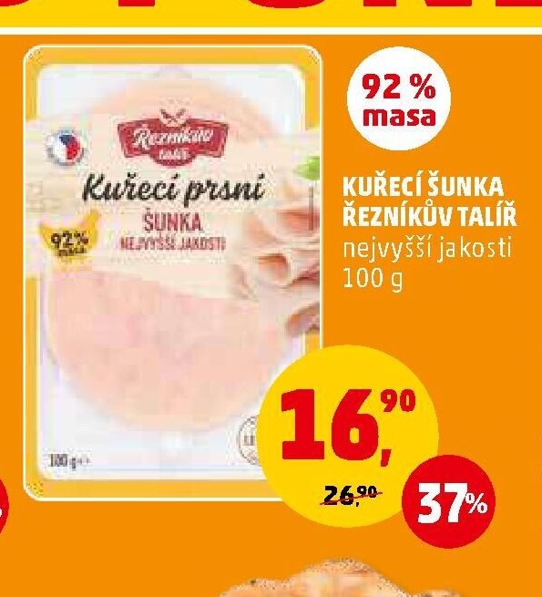 Kuřecí šunka Řezníkův talíř 100 g