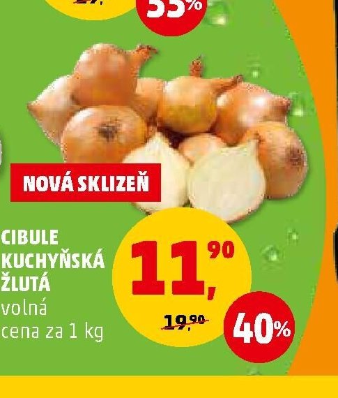 Cibule kuchyňská žlutá 1 kg