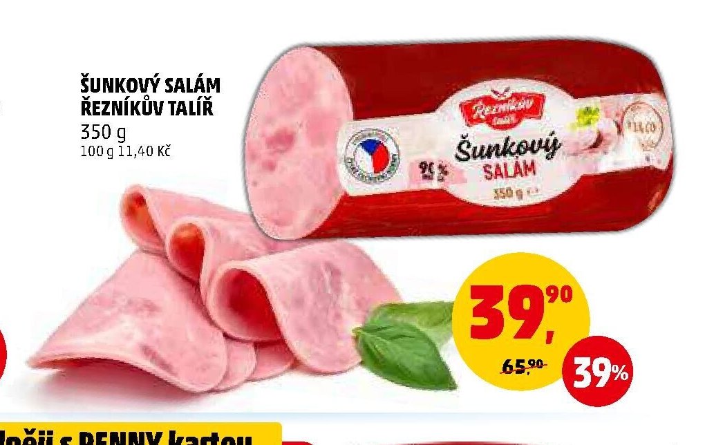 Šunkový salám Řezníkův talíř
