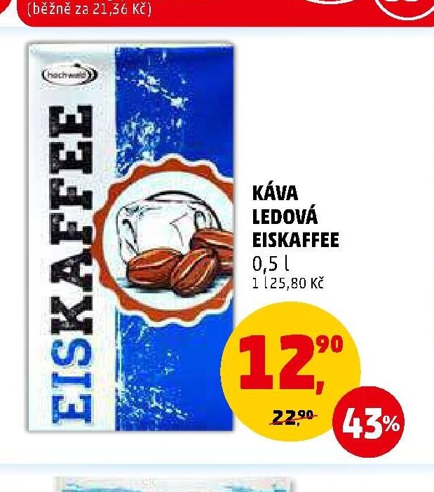 Káva ledová Eiskaffee