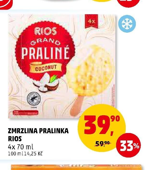 Zmrzlina Pralinka Rios