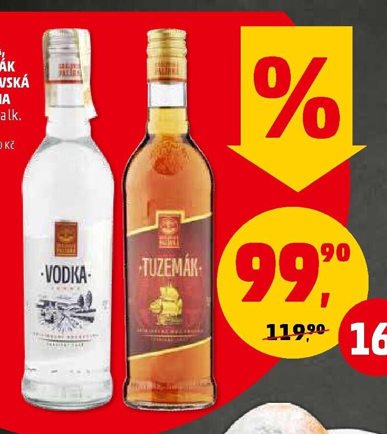 Vodka, Tuzemák Královská Palírna 0,5 l
