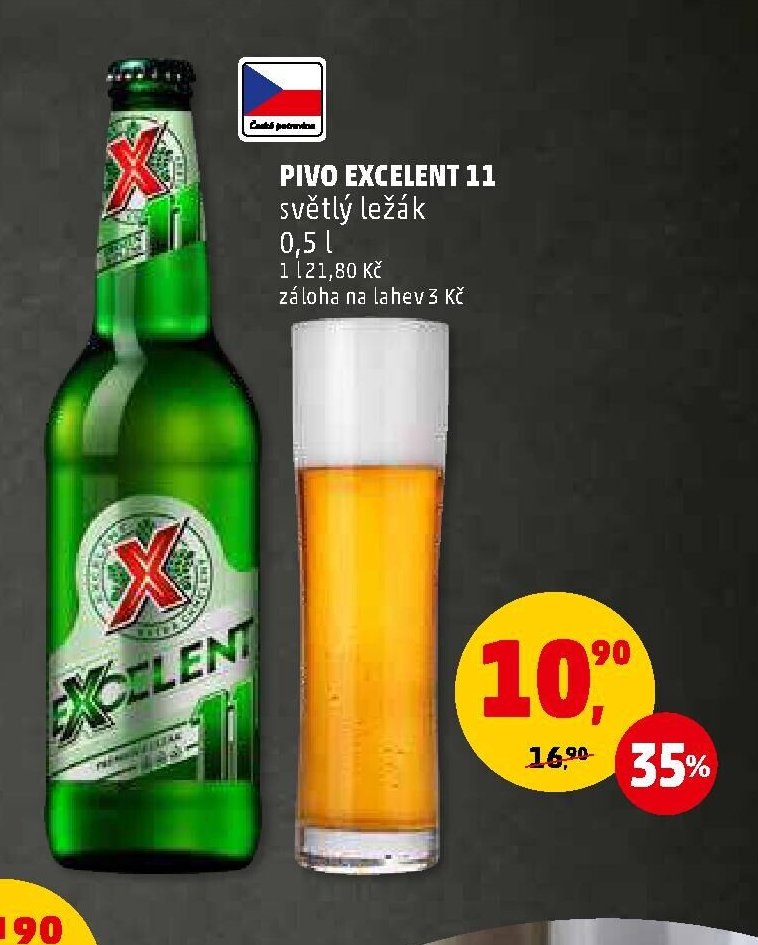 Pivo Excelent 11 0,5 l