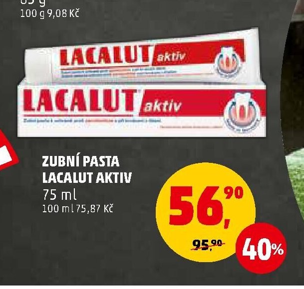 Zubní pasta Lacalut aktiv 75 ml