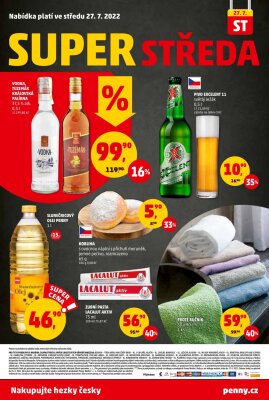 akční leták Penny Market 21.7.2022-27.7.2022